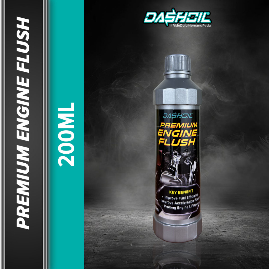 DashOil Premium Engine Flush 200ML 4T, 4AT, LC135, Y15ZR, RSX150, RS150, EX5, FZ150I, KAWASAKI, HOND