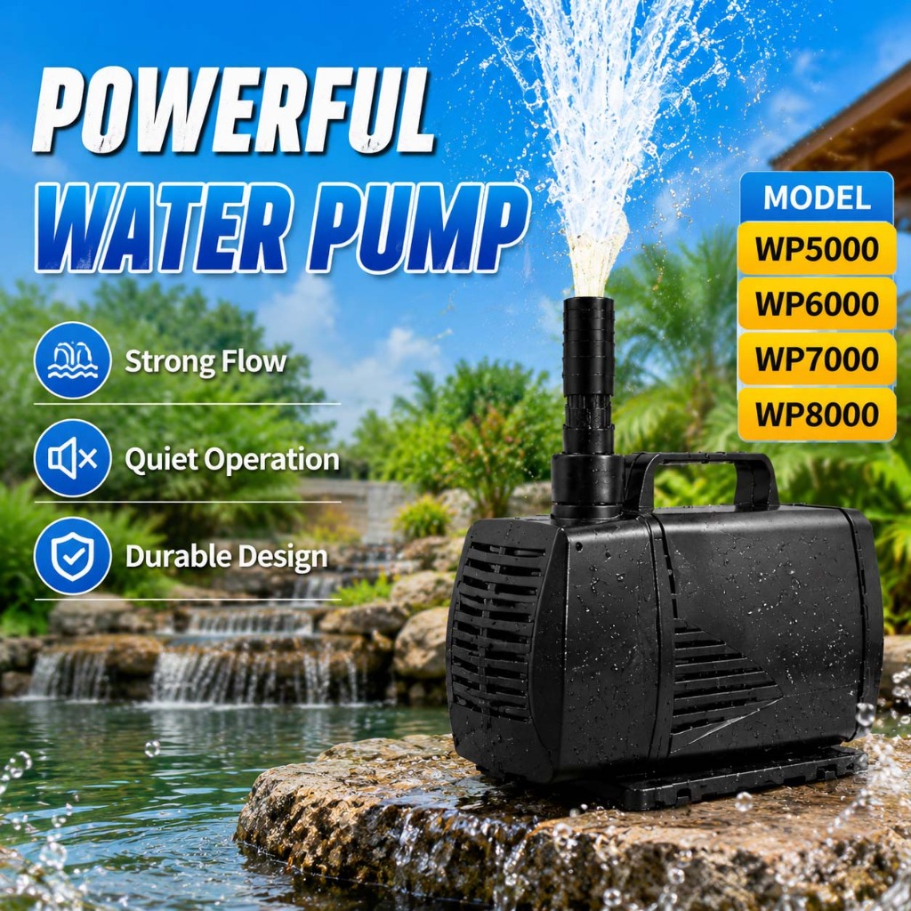 SOBO Aquarium Submersible ปั๊มน้ํา WP-4000 WP-5000 WP-6000 WP-7000 WP-8000 Aquaponics ถัง Fountain P