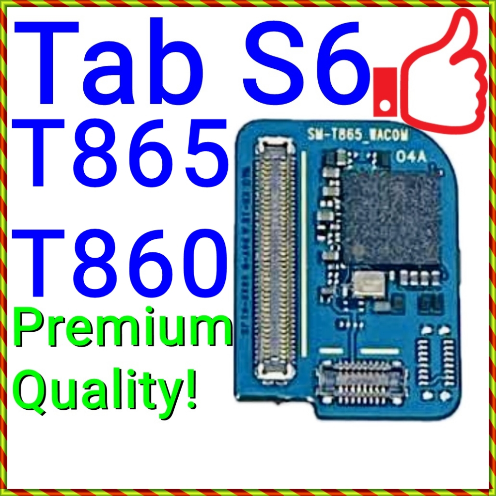 ใหม่ LCD/หน้าจอสัมผัสเชื่อมต่อ FULL IC SUB Board Ribbon สําหรับ SAM/SUNG Galaxy Tab S6 /SM- T865 T86