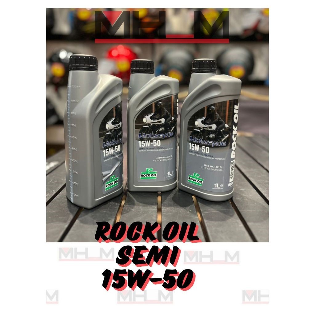 Rock Oil Motorcycle 15W50 / rockoil Semi synthetic 15w-50 15w 50 / 4t oil