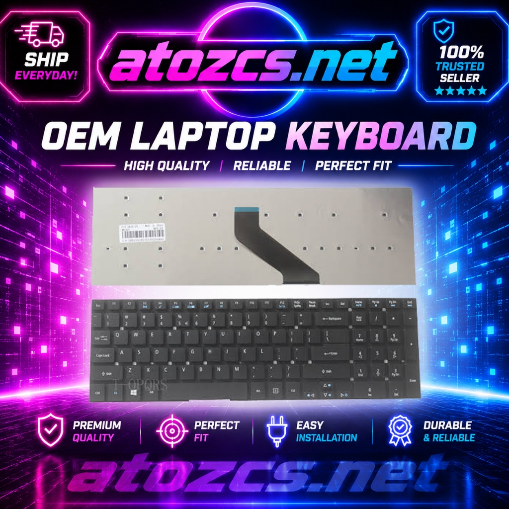 แป้นพิมพ์ทดแทนแล็ปท็อป/โน้ตบุ๊กสําหรับ Acer Aspire V5WE2 VA70 Z5WE1 Z5WE3