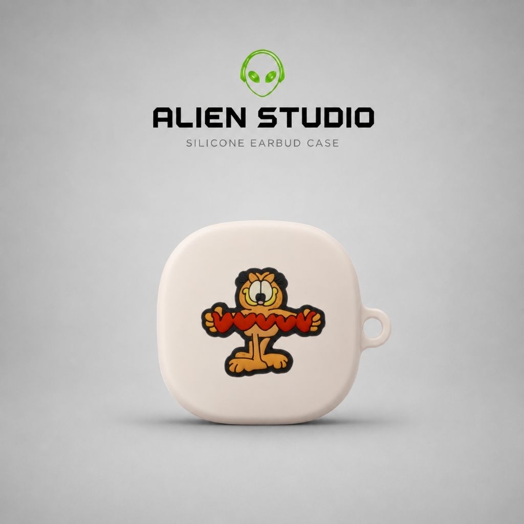 ALIEN STUDIO 3D สไตล์ซิลิโคนฝาครอบป้องกันสําหรับ Baseus Wm01 กรณี + ปากกาทําความสะอาด + เชือกเส้นเล็