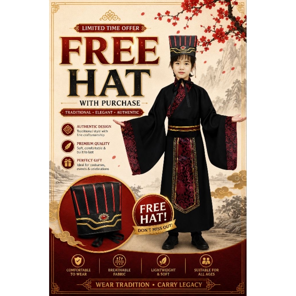 MWP เด็กสาว เครื่องแต่งกายโบราณ Hanfu คอสเพลย์แบบดั้งเดิมสไตล์สามก๊ก