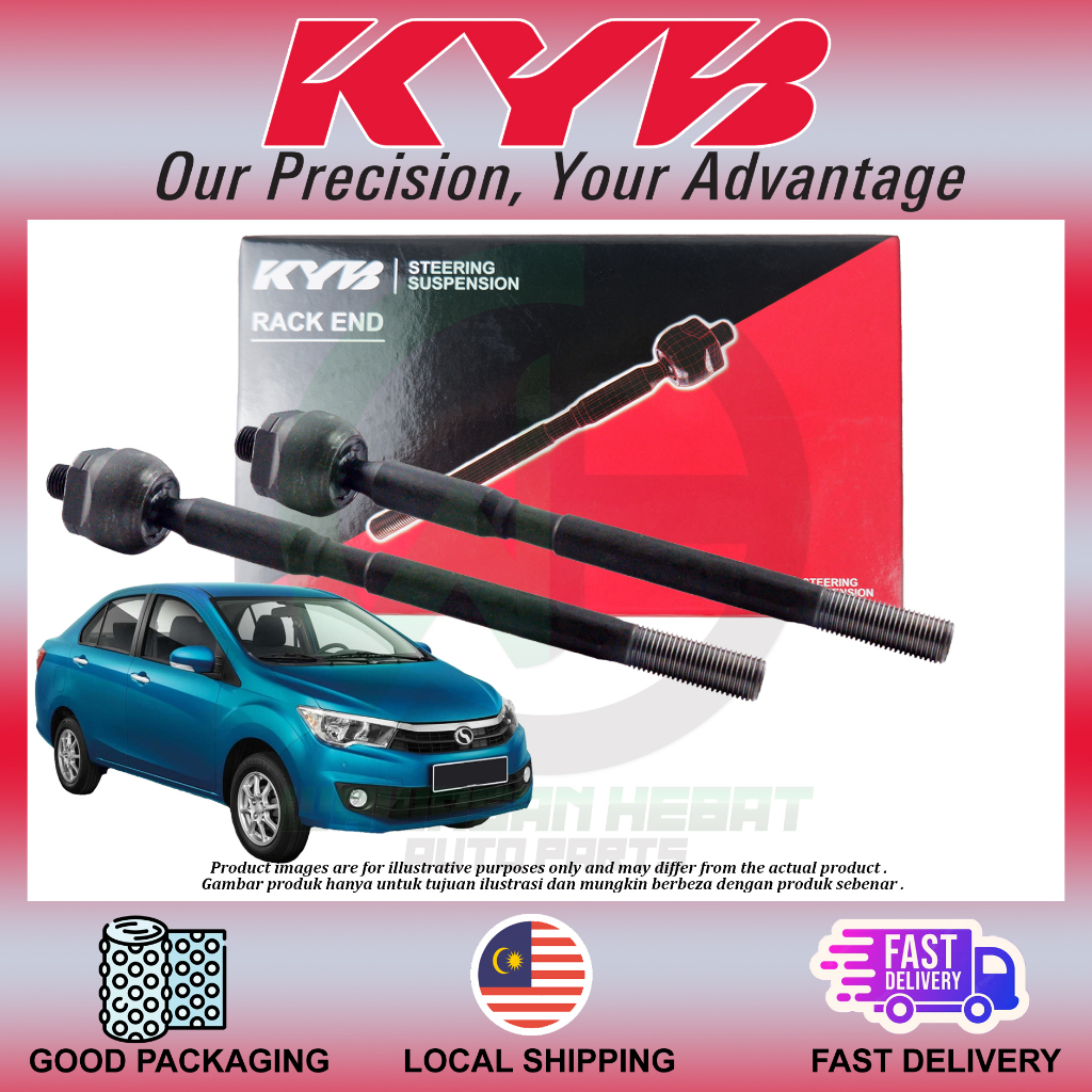Perodua Bezza 1.3 Rack End พวงมาลัยหัวบอล Heavy Duty Kayaba KYB