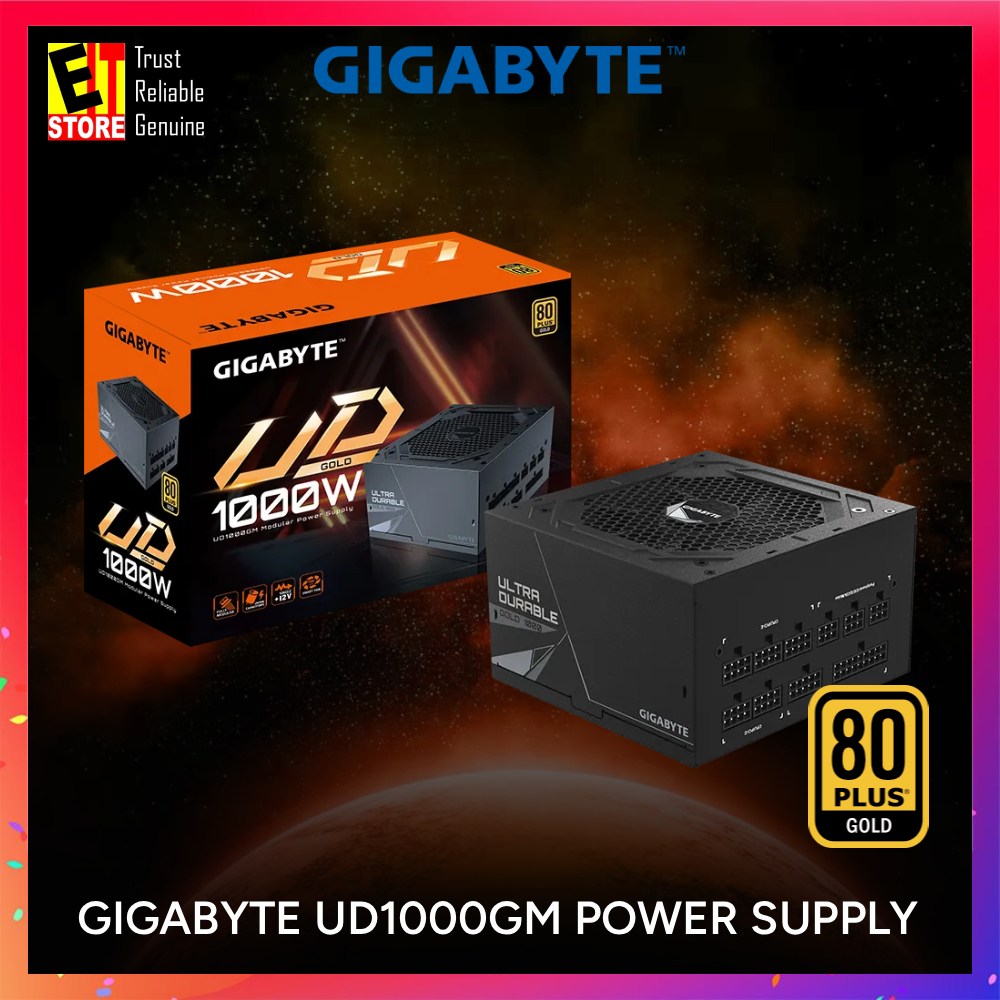 พาวเวอร์ซัพพลาย Gigabyte UD1000GM - GP-UD1000GM PG5 (Intel Form Factor ATX 12V v2.31)