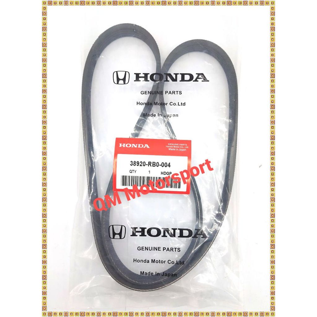 HONDA CITY TMO JAZZ TFO FREED BRV FAN BELT (38920-RB0-004 5PK1137)