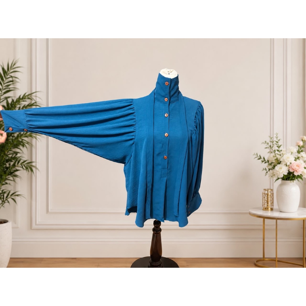 เสื้อ Feona เสื้อ Baggy ไม่ต้องถู คลุมโดยตรง Plus Size ใส่ได้