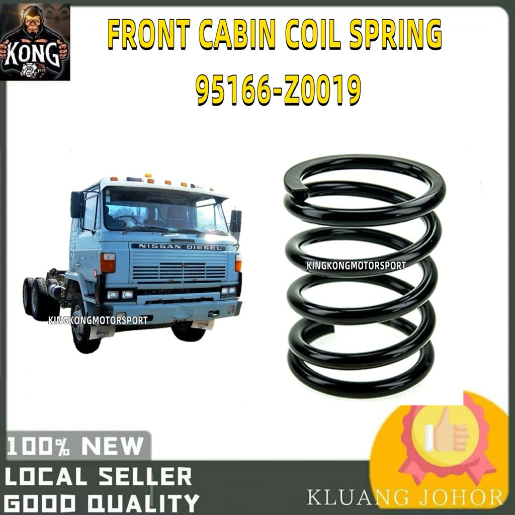 NISSAN UD CW52 L6 ด้านหน้า CABIN COIL SPRING 95166-Z0019 LORRY LORI DEPAN RUMAH