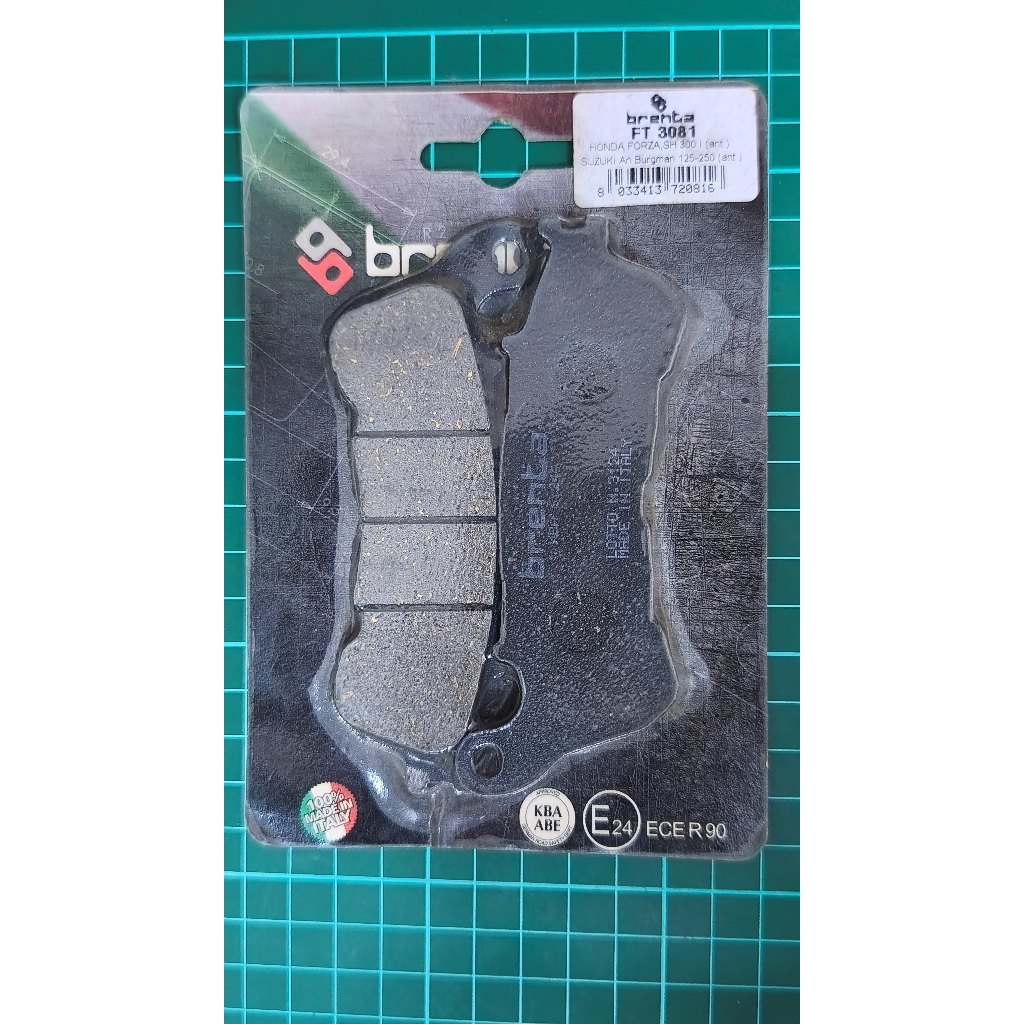 BRENTA ผ้าเบรค FT3081 สําหรับ CBR250R ABS FORZA 300