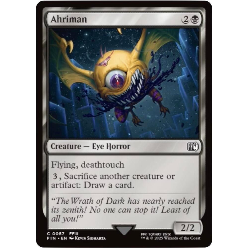 MTG: (FIN) C 087 - Ahriman Single Card Final Fantasy