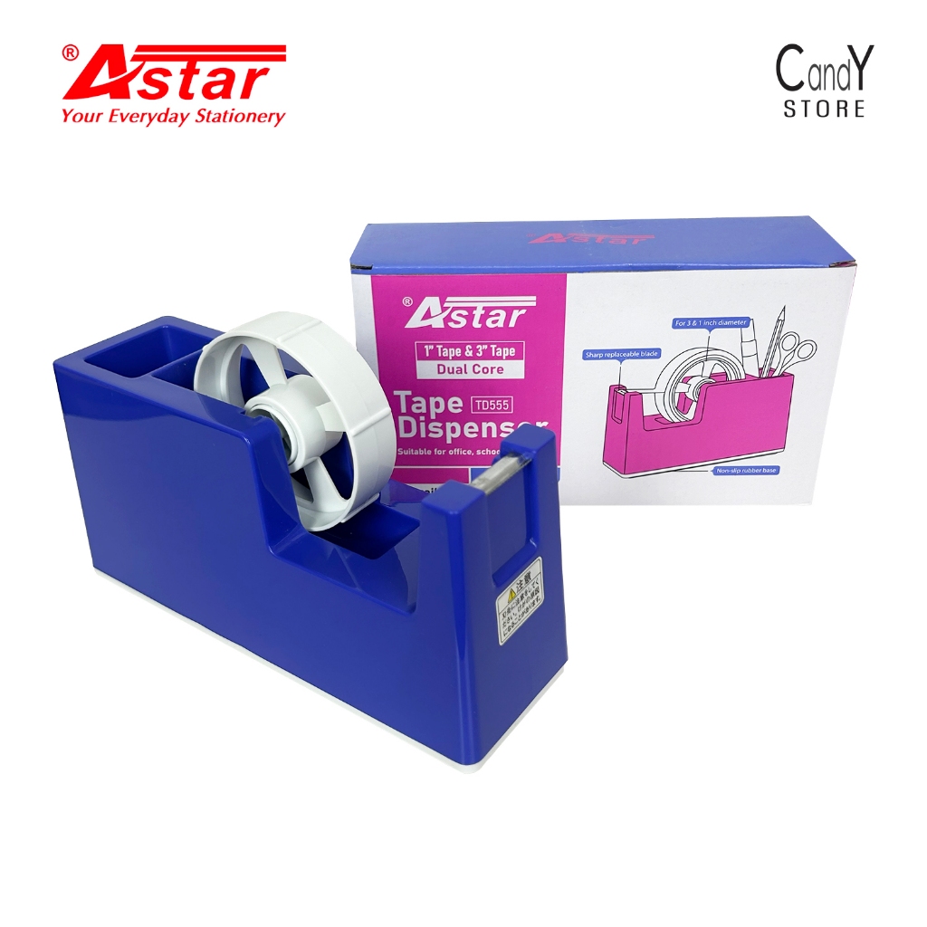 Astar TD555 เครื่องจ่ายเทป Dual Core สําหรับม้วนเทปขนาด 1" & 3"