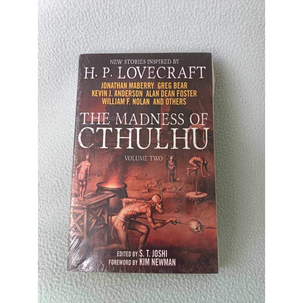 ความบ้าคลั่งของ Cthulhu 2 ST Joshi Horror Anthologies Mythos Short Stories Fiction Lovecraftian แปลก