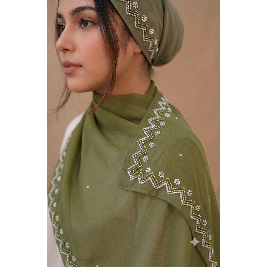 Bawal cotton Jepun Zigzag cutwork- Bawal zigzag design- Bawal jepun