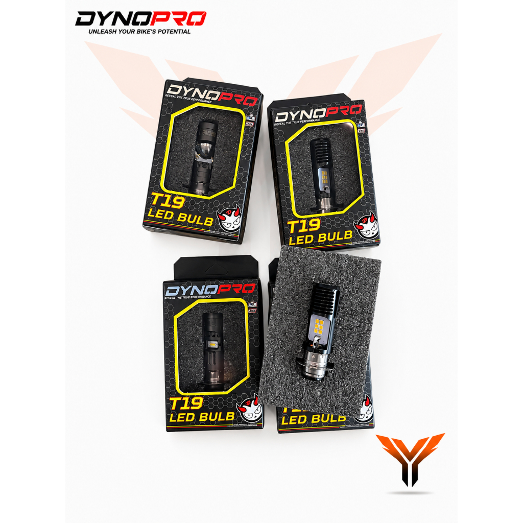 (DYNOPRO) T19 LC135 EX5 SRL DREAM WAVE LED BULB SUPER WHITE HEAD LAMP LIGHT DYNO PRO M5 CUB Y15 Alph