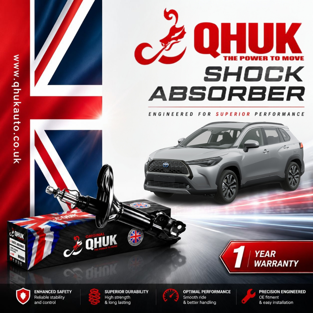 QHUK ENGLAND SHOCK ABSORBER สําหรับ TOYOTA COROLLA CROSS ZSG10 ZVG10 1.8 2021> ชุดหน้าและหลัง