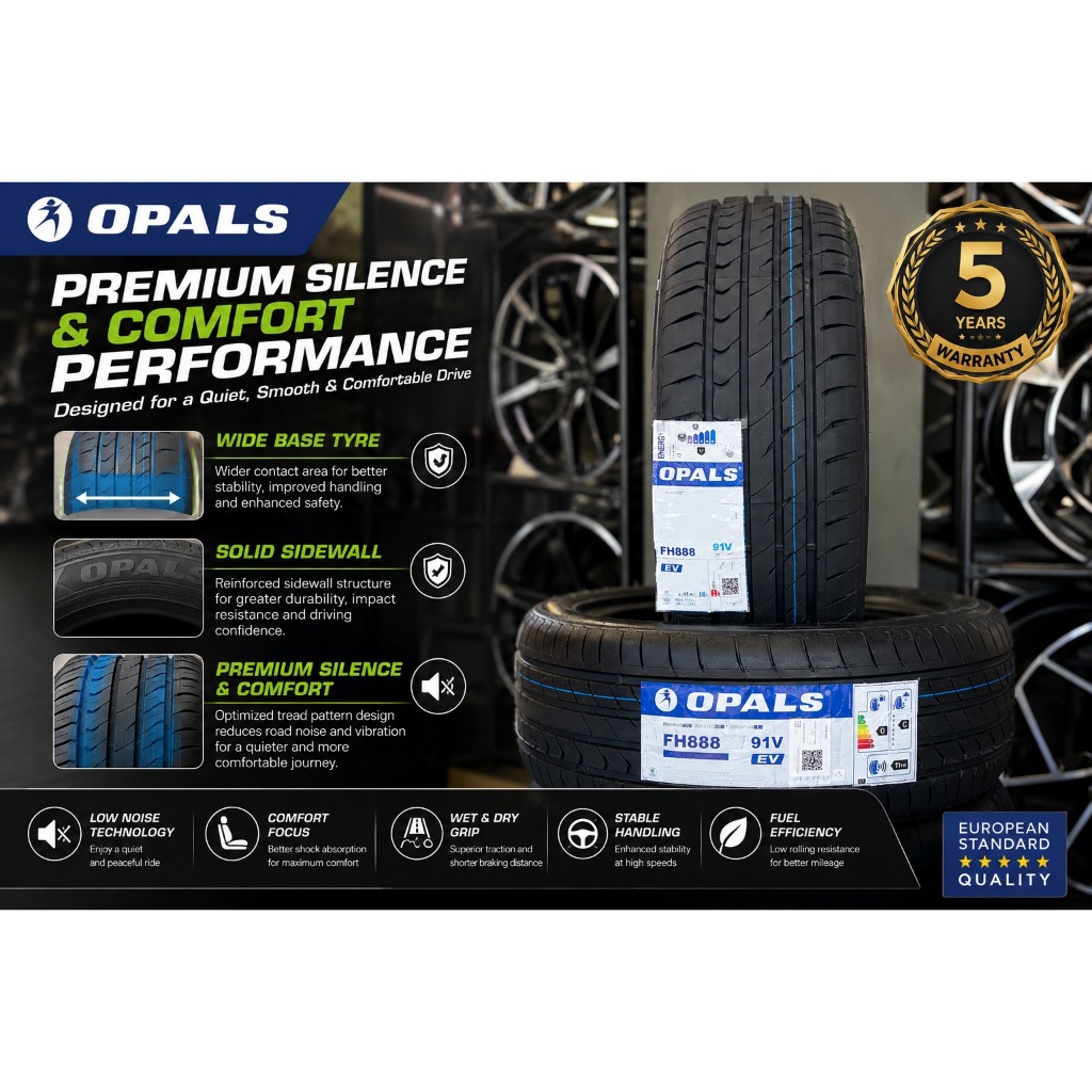 OPALS 255/35/19 255/35ZR19 2553519 255-35-19 255 35 19 ฟรี บาแลนชิ่ง อินเทรลเลอร์