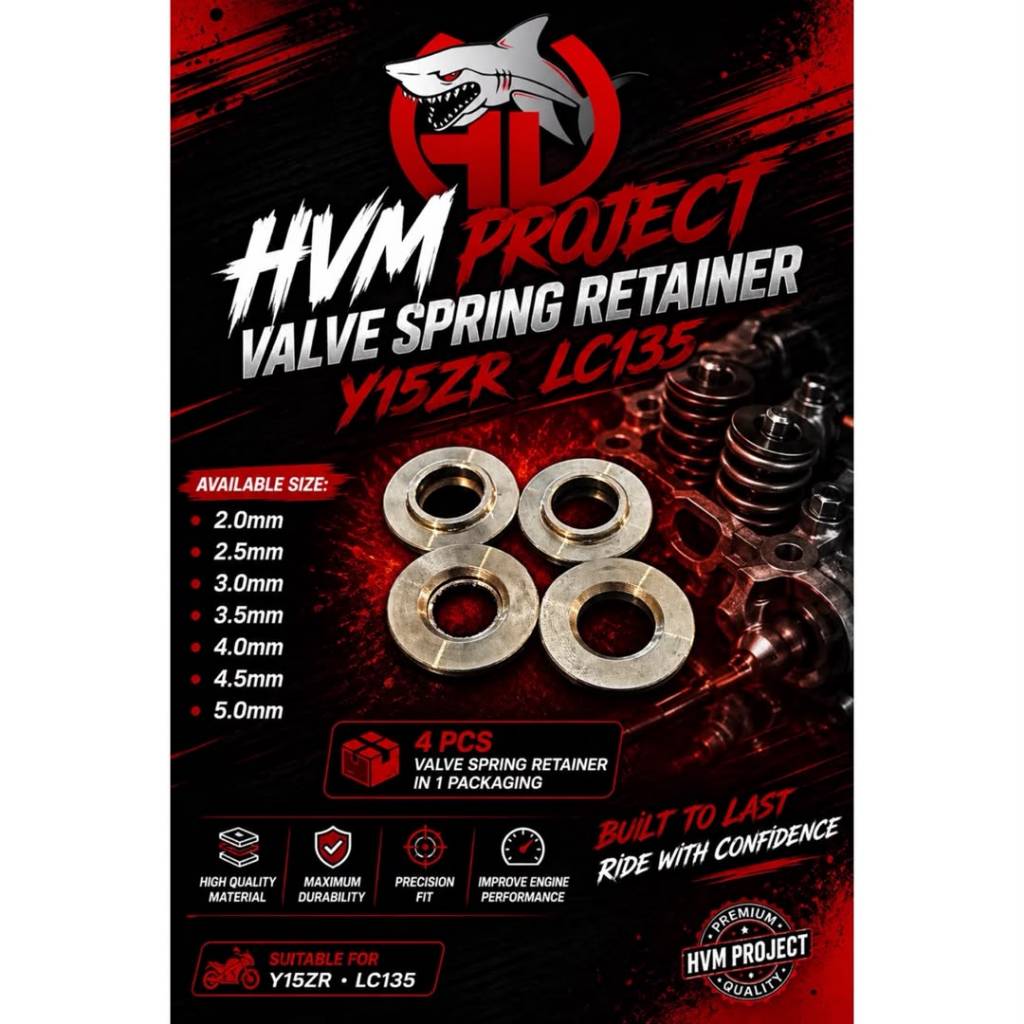 HVM PROJECT VALVE SPRING RETAINER Y15ZR / LC135