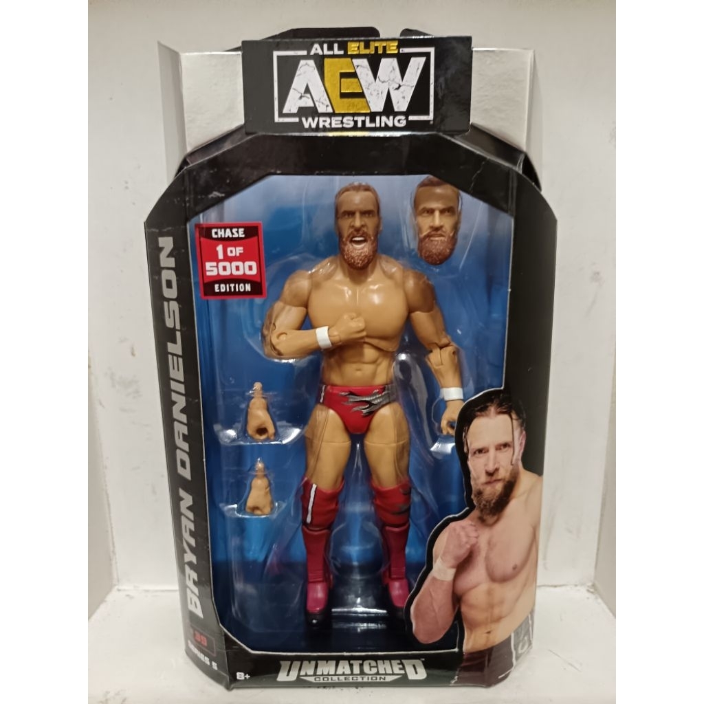 Jazwares AEW Unmatched Series 5 Bryan Danielson Chase Variant 1 of 5000 WWE Daniel Bryan Wrestling A