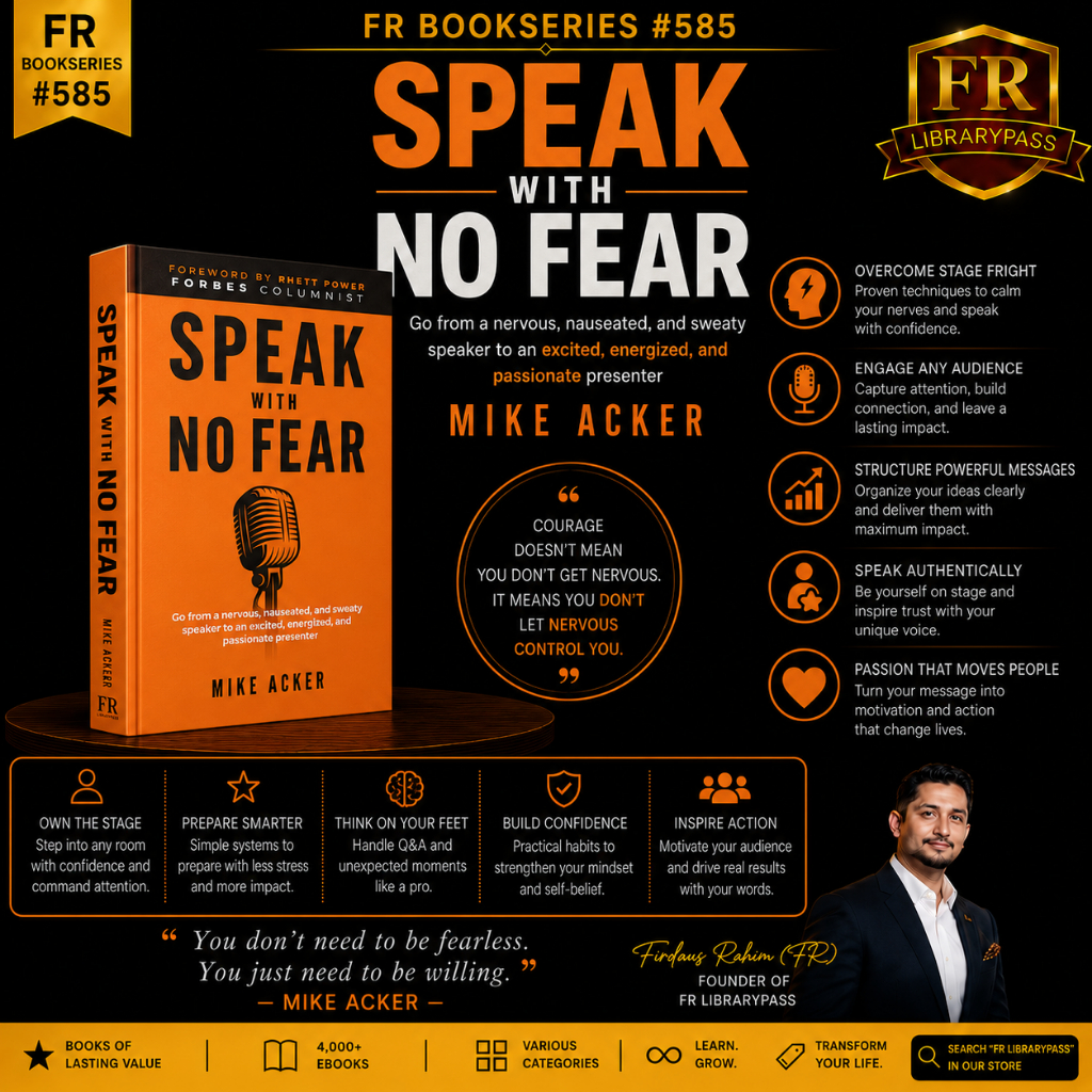 FR BookSeries 585 | พูดด้วย No Fear โดย Mike Acker | PDF อังกฤษ | ดาวน์โหลดทันที
