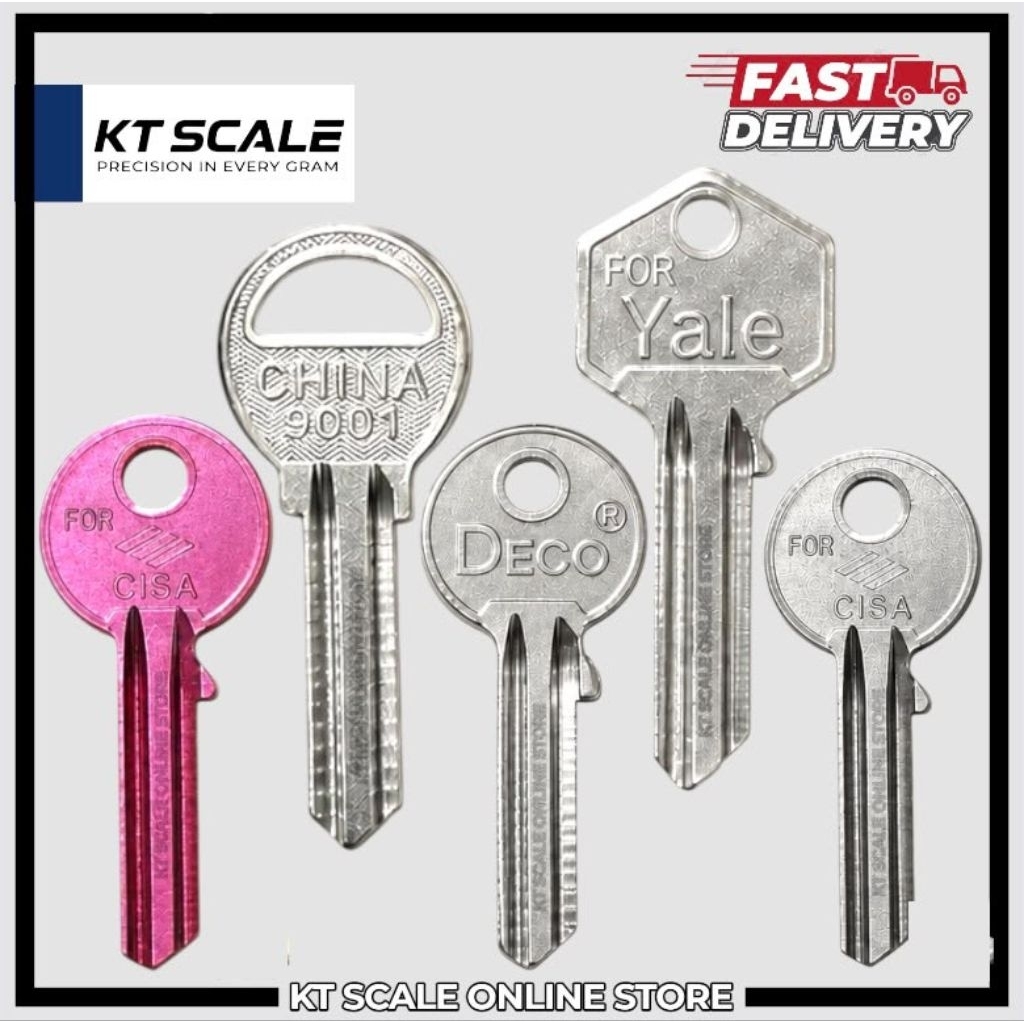 DECO CISA YALE KEY BLANK SUITABLE สําหรับ 55 มม. PROFILE CYLINDER / PADLOCK
