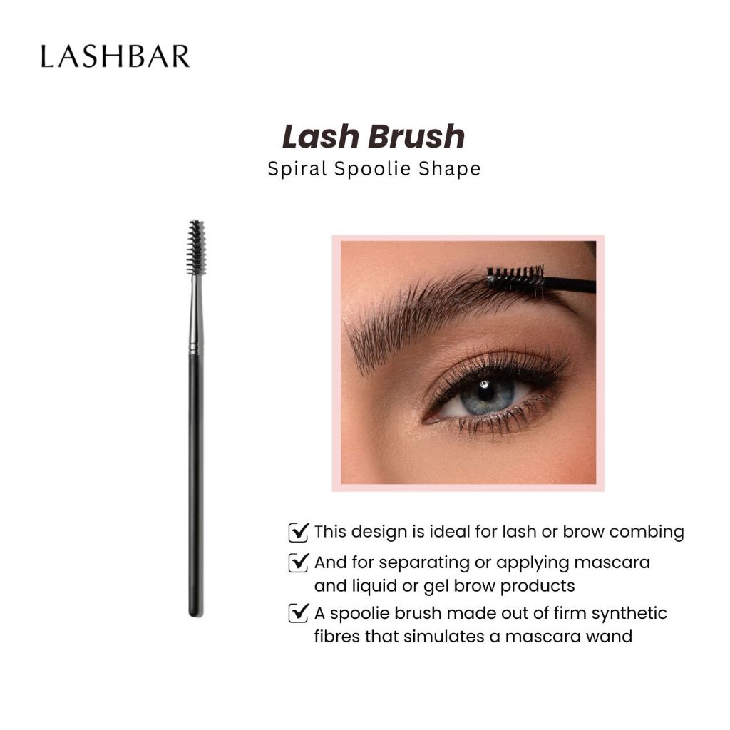 LASH BAR Spoolie Brush Lash Brush แปรงมาสคาร่า Berus Kening Berus Spoolie