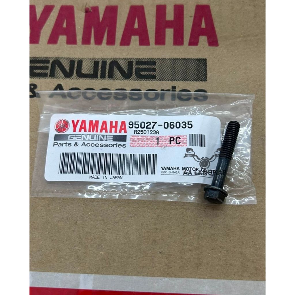 ( 35mm ) 95027-06035 RXZ Bolt Flange Cover Crankcase Clutch RH ขวา/สกรู Skru ikat ฝาครอบ Crankcase K