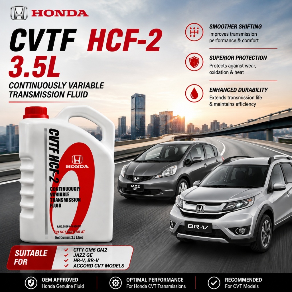HONDA CVTF HCF-2 น้ํามันเกียร์ 3.5 ลิตร 08269-P99-Z8ZT1