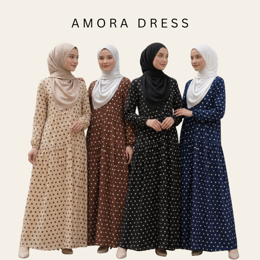 Estrella KL - เดรส Amora (4 สี)