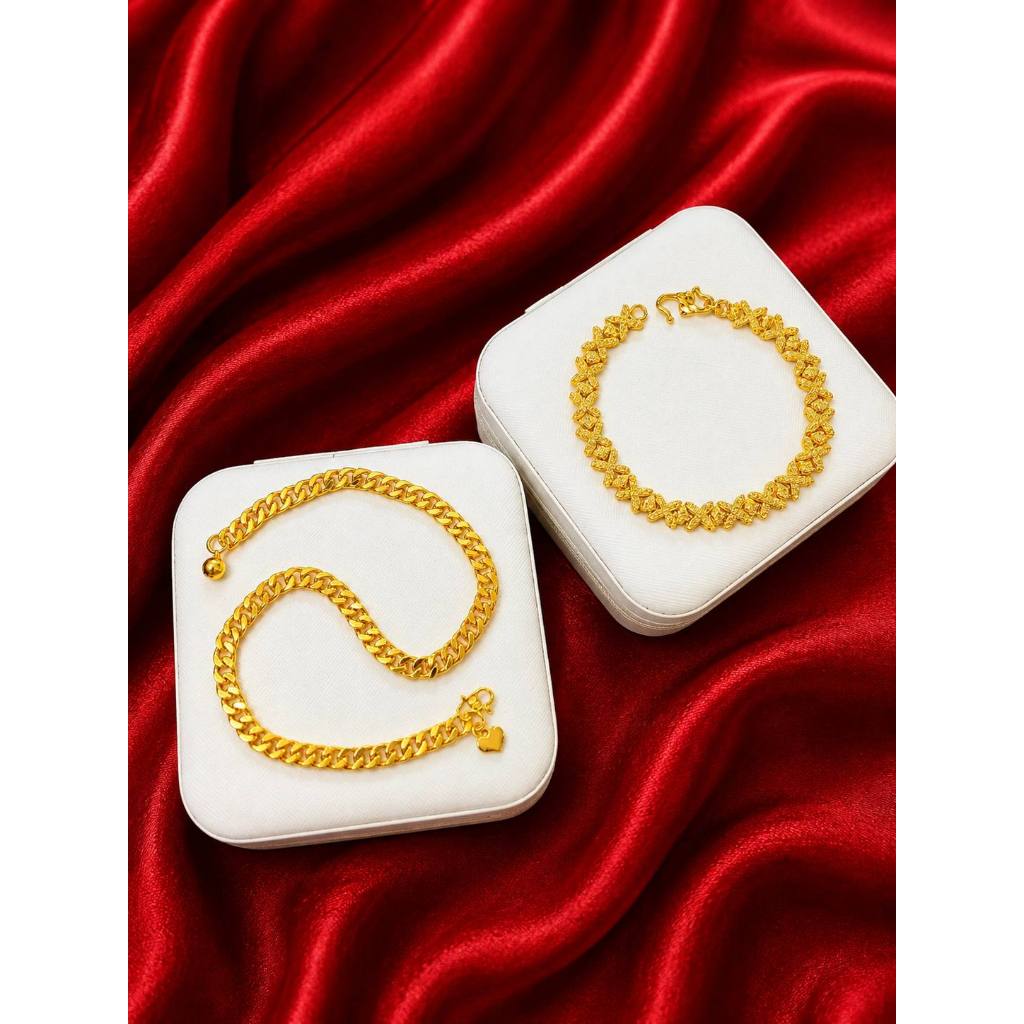 SET GELANG TANGAN DAN GELANG KAKI DAILY USE สําหรับผู้หญิง