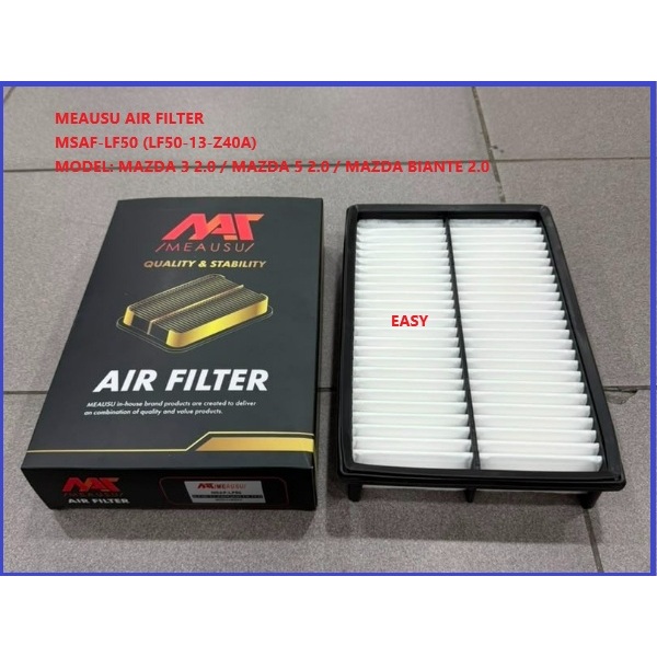 MEAUSU AIR FILTER MSAF-LF50 (LF50-13-Z40A) รุ่น: MAZDA 3 2.0 / MAZDA 5 2.0 / MAZDA BIANTE 2.0