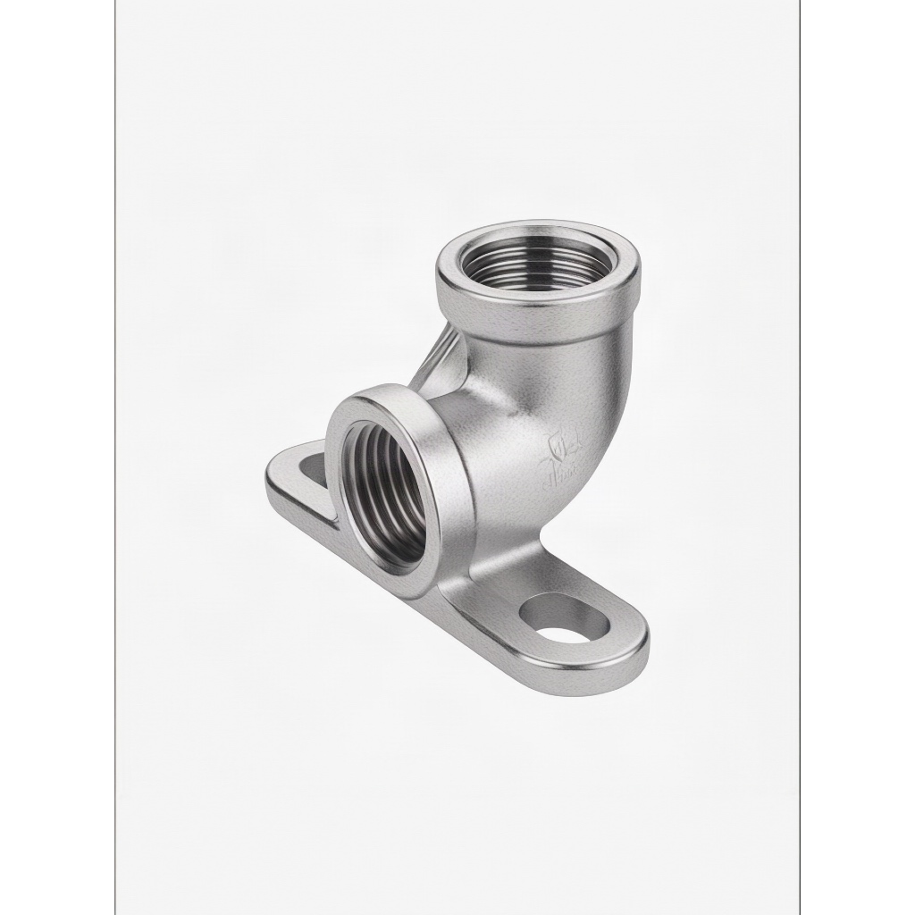 1/2 Stainless steel Elbow 90 พร้อมขายึด