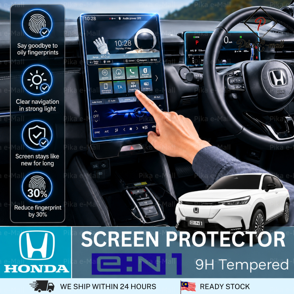Honda e:N1 ตัวป้องกันหน้าจอรถยนต์ 9H กระจกนิรภัย 4K Infotainment Anti Scratch en1 อุปกรณ์เสริม