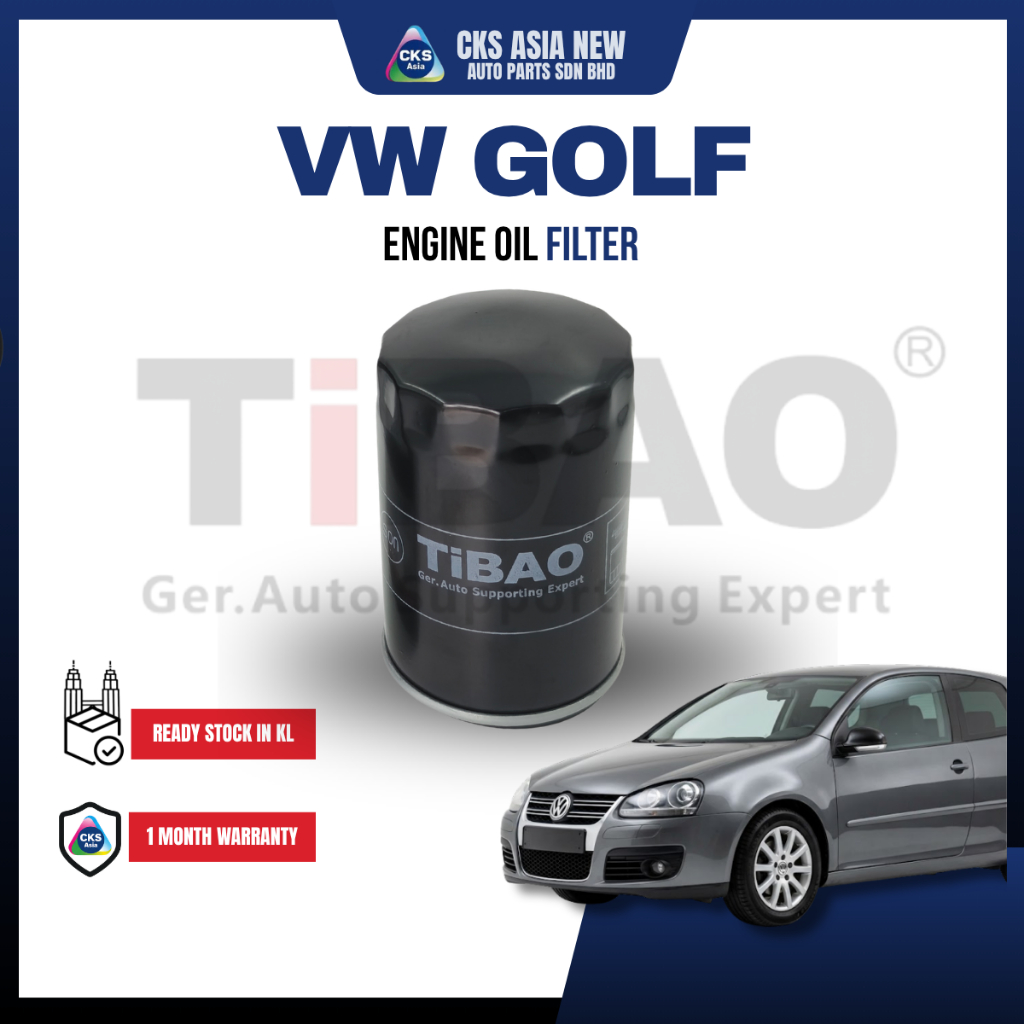 (TIBAO) GOLF BEETLE MK5 MK6 SCIROCCO PASSAT B6 B7 SHARAN TIGUAN A4B8 A6C7 Q5 Q3 ENGINE OIL FILTER (P