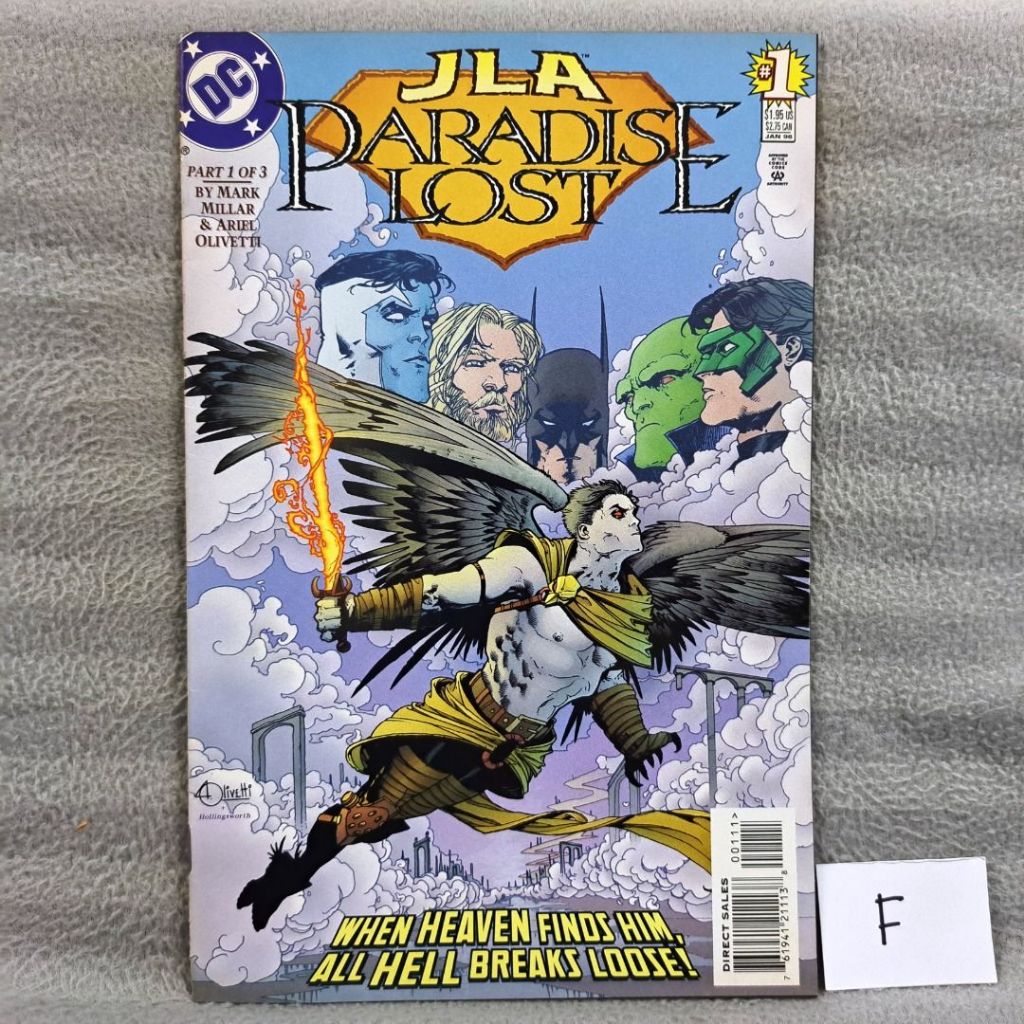 JLA: Paradise Lost 1 (DC Comics) Mark Millar, Ariel Olivetti (FIRST Issue)
