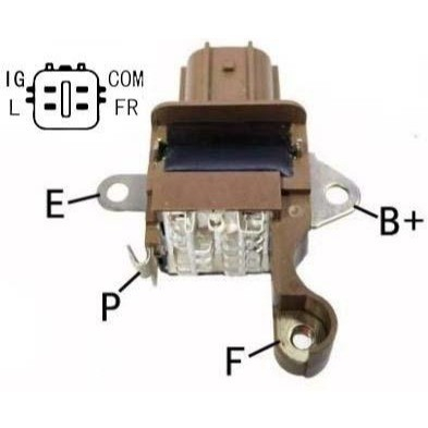 BORUIDA ALTERNATOR REGULATOR PERODUA BEZZA MYVI 1.3CC 27060-BZ440 4PIN ( IG COM L FR ) 12V 2017-2022