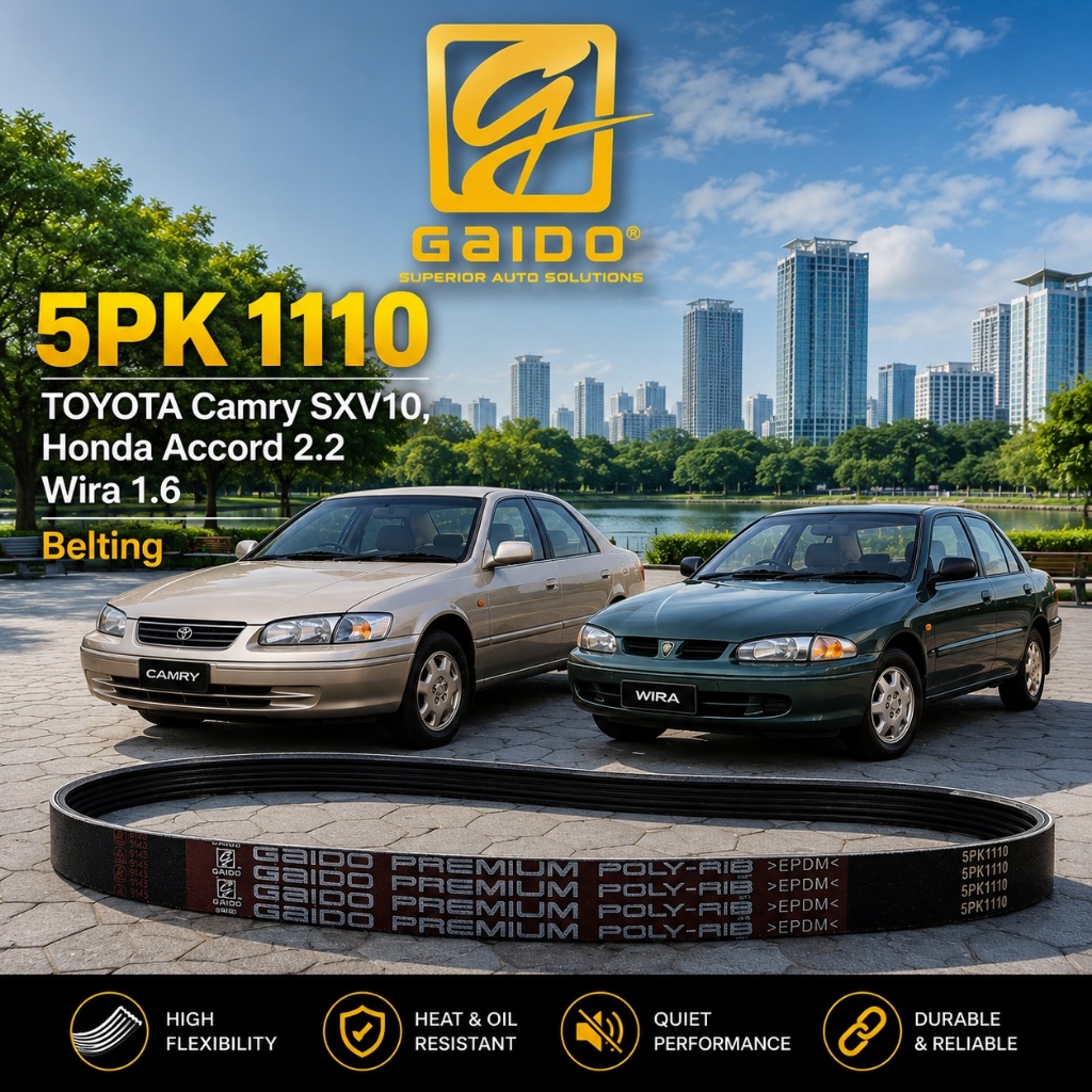 TOYOTA CAMRY SXV10 Honda 2.2 Wira 1.6 GAIDO / สายพาน DAYCO / สายพาน 5PK 1110 / 5PK1110
