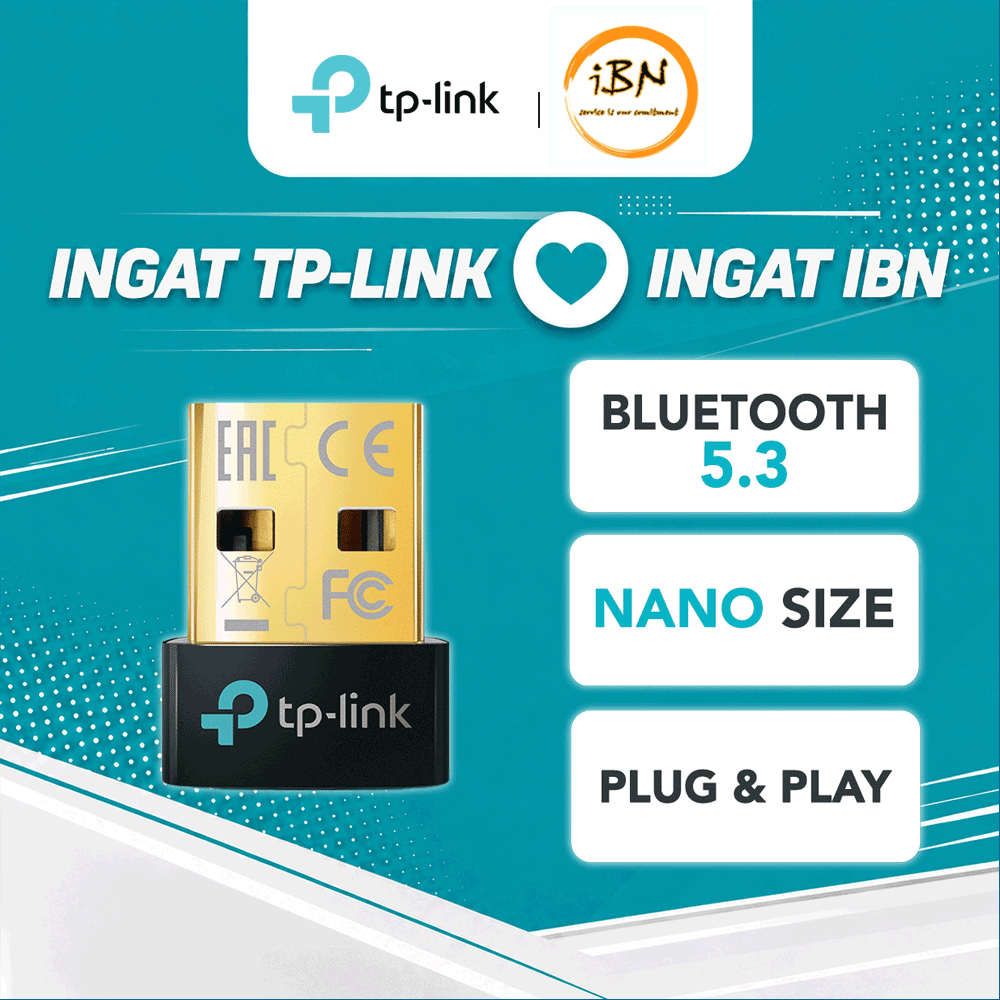 TP-Link ไร้สายบลูทูธ 5.0 5.3 Nano USB Adapter สําหรับเดสก์ท็อปแล็ปท็อป Dongle UB500 UB400 UB4A MA530