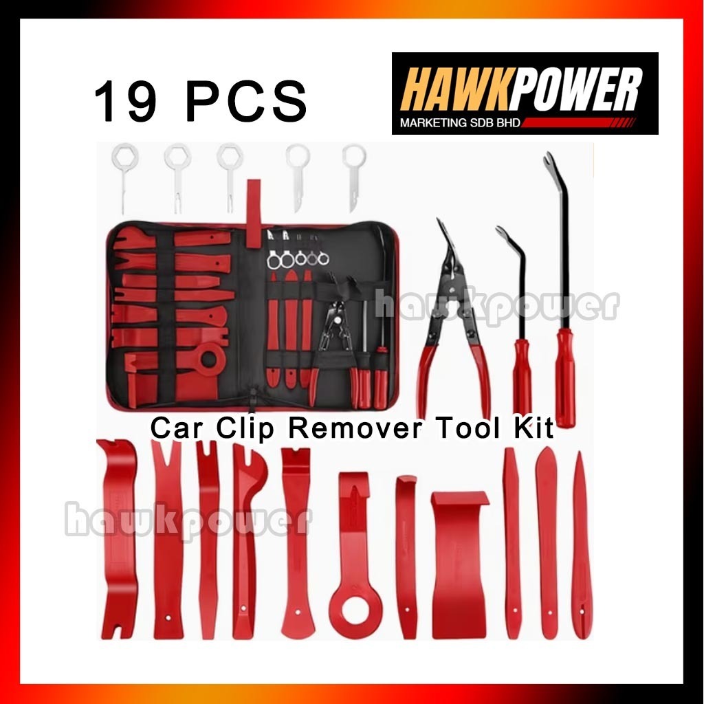 (19 ชิ้น) CAR CLIP REMOVER TOOL KITS -G