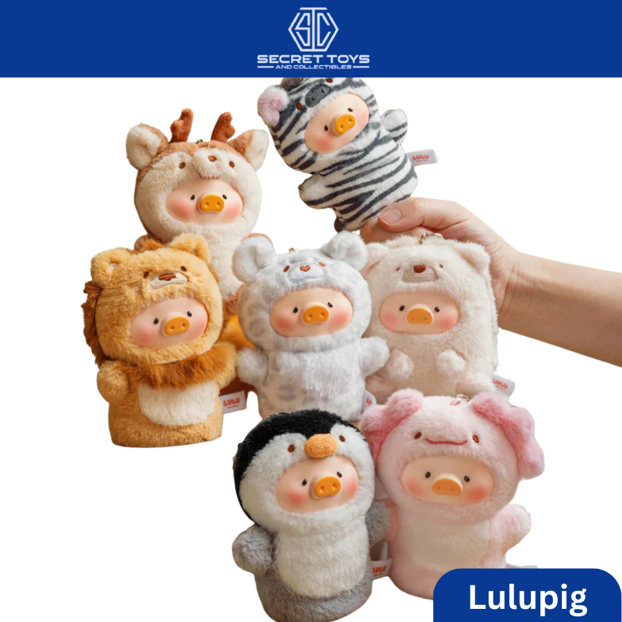 TOYZERO LuLu Animal Party Series 2 Cutest Little Butler จี้หน้าพลาสติกกล่องตาบอด加TOYZERO 罐 Baoweile 