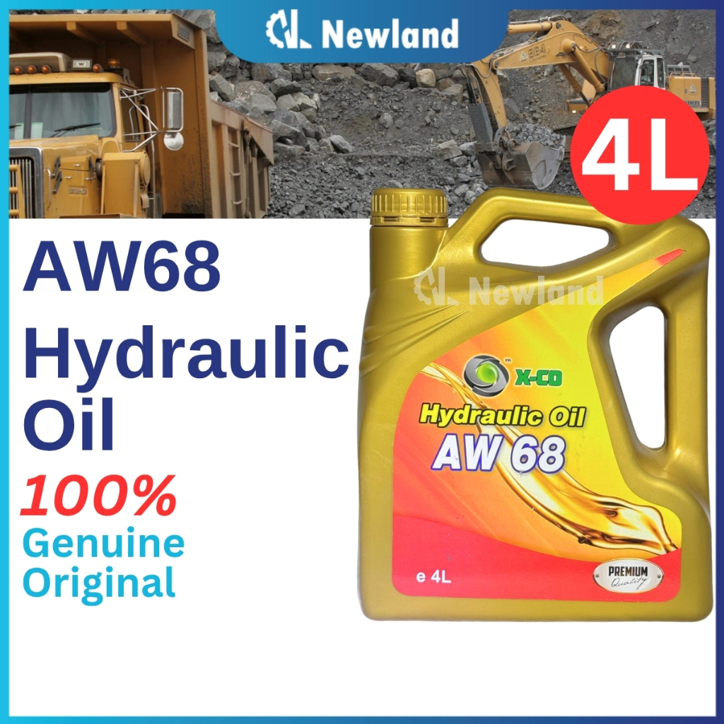 X-Co Hydraulic Oil / Minyak Hidraulik - AW68 คุณภาพระดับพรีเมียม (4L)