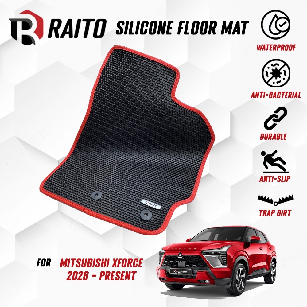 RAITO MAT Mitsubishi Xforce 2026 - ปัจจุบันพรมปูพื้นรถยนต์พรม Customised พรมรถยนต์ Kereta พรม