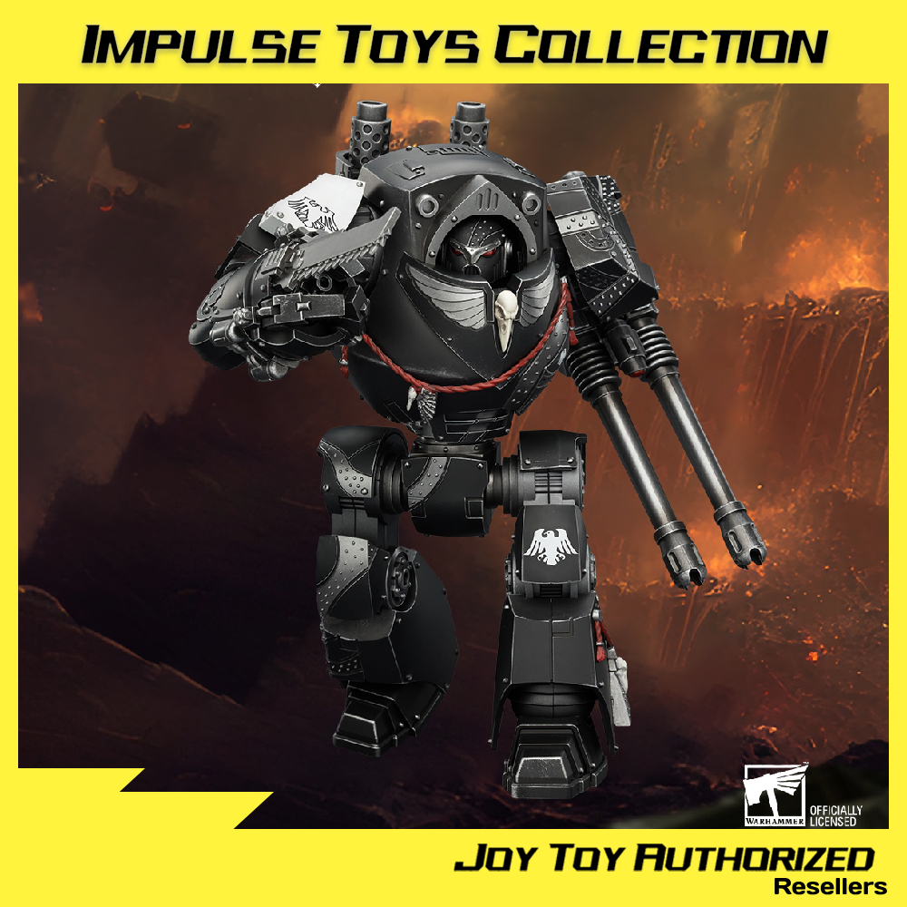 JOYTOY Warhammer The Horus Heresy Raven Guard ร่วมสมัยที่ได้รับชื่อด้วย Gravis autocannon และ Chainf