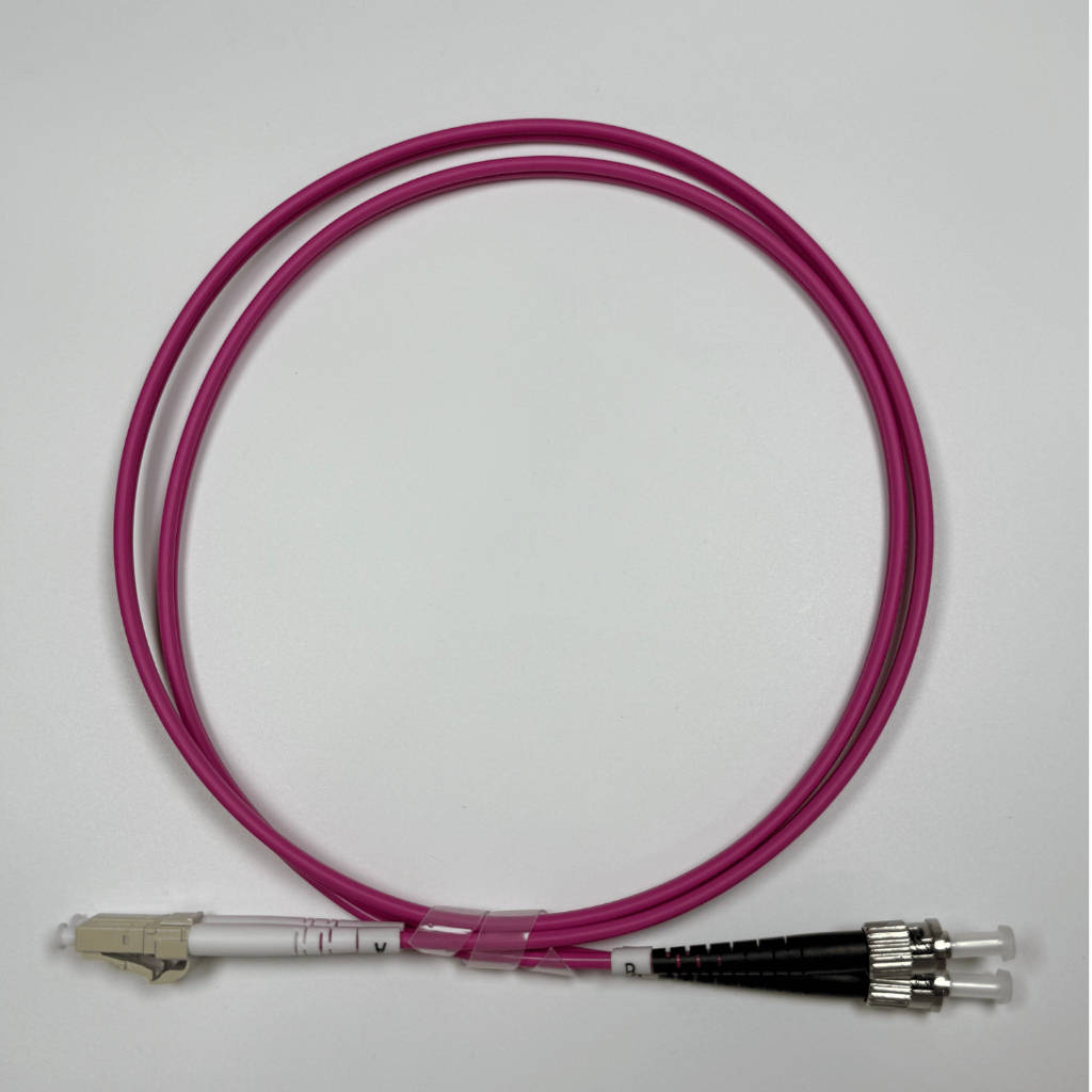 LC ถึง ST OM4 Multi mode LC-ST LSZH 50/125 MM MMF Duplex LC/ST Multimode ไฟเบอร์ ST ถึง LC สาย