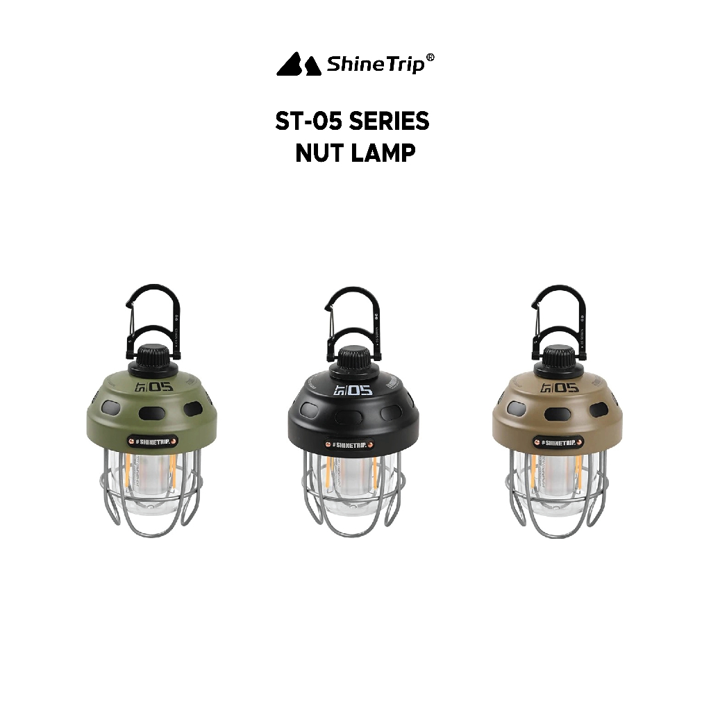 SHINETRIP ST-05 Series โคมไฟน็อตแคมป์ปิ้งกลางแจ้ง A486-H00 / A486-T00 / A486-D00