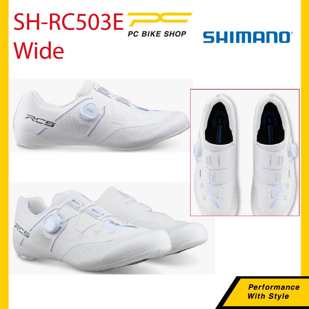 SHIMANO RC503 Rc5 503 Wide Road รองเท้าขี่จักรยานจักรยาน Spd รองเท้า Kasut Basikal Jalan 公车行车รองเท้า