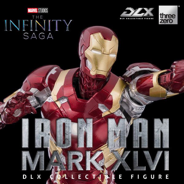 Threezero 3Z0256 Marvel Studios: The Infinity Saga DLX Iron Man Mark 46
