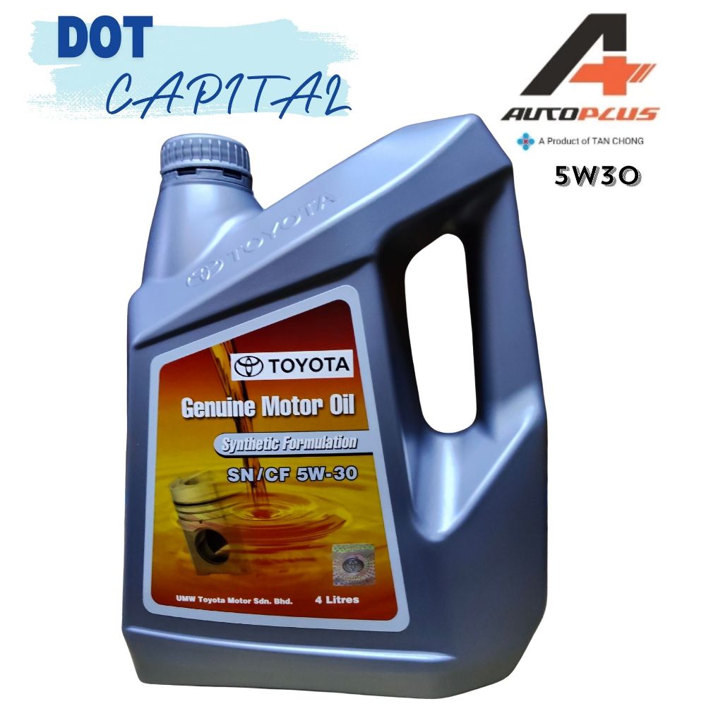 ***TOYOTA SEMI SN 5W30 /10W40 MOTOR OIL / ENGINE OIL 100% *4LITER
