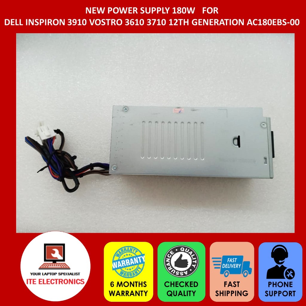ใหม่ DELL INSPIRON 3910 VOSTRO 3610 3710 12TH GENERATION POWER SUPPLY H180EBS-00 0F3J97