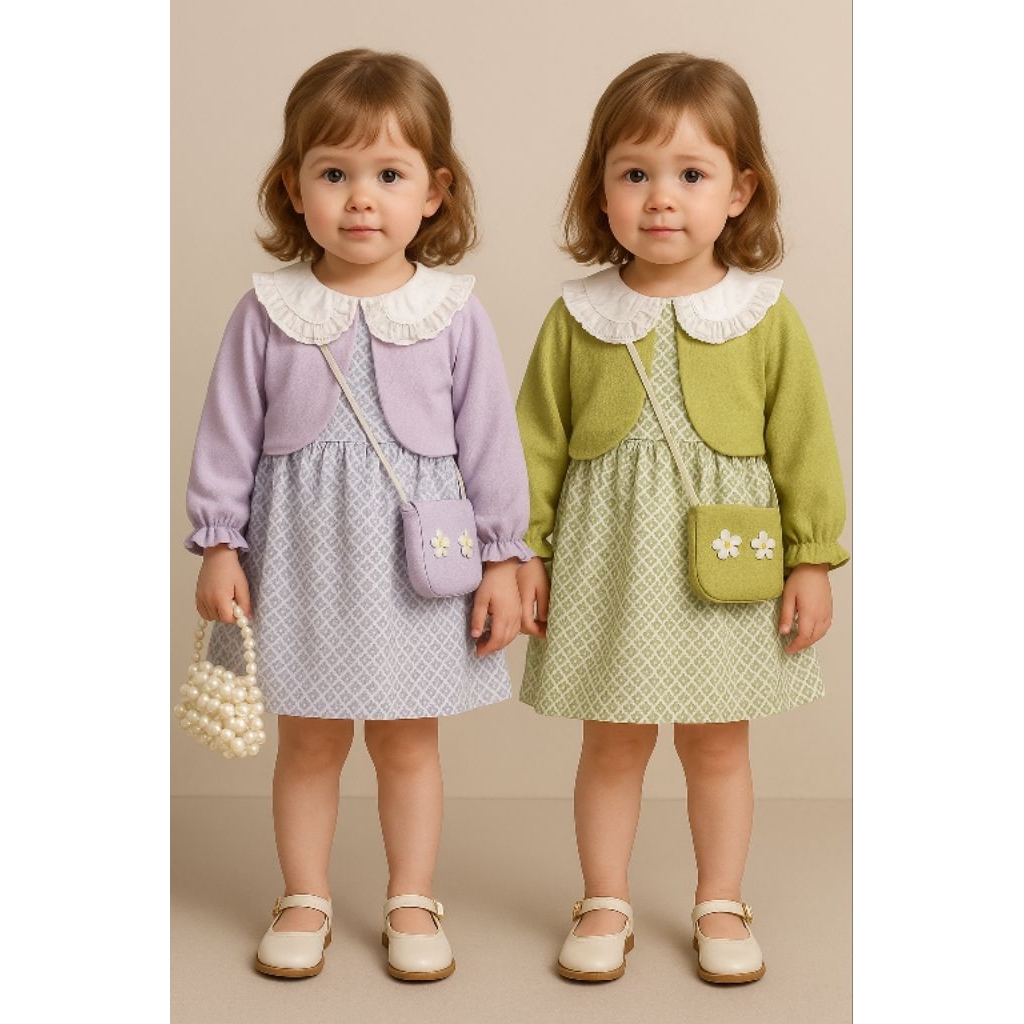 (1y-4y) GIRLS RAYA/DAILY/WALKING DRESS
