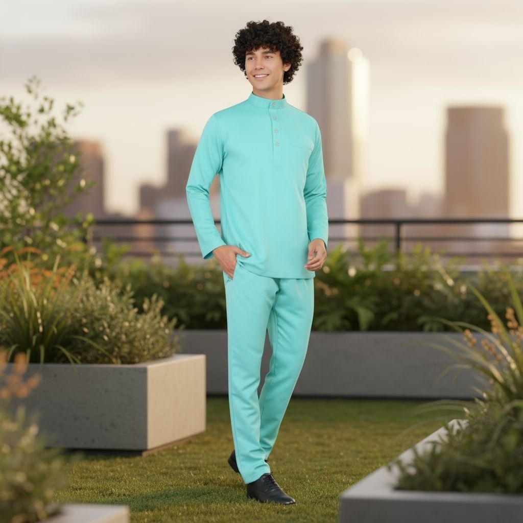 BAJU MALAYU DEWASA PERL SKIN KAIN QUALITY BAGUS ADA ZIP SIZE (S-3XL)